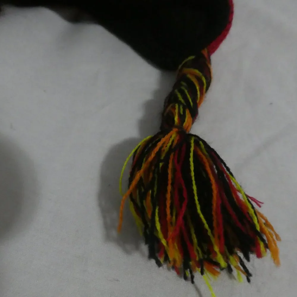 GEORGE | one size | Fun Winter Hat With Flame Design and Mohawk | NWOT - Picture 3 of 11